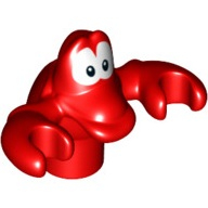 Lego krab, červená (6100766, 6214632, 6342511)
